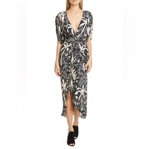 JOHANNA ORTIZ Modern Visionary Floral Print Wrap Dress